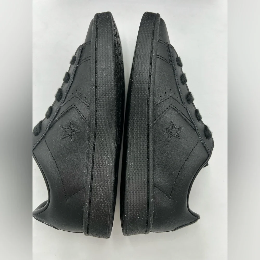 Converse Pro‎ Leather Ox Youth Sneakers Black Black Black 358172C Size 2 US